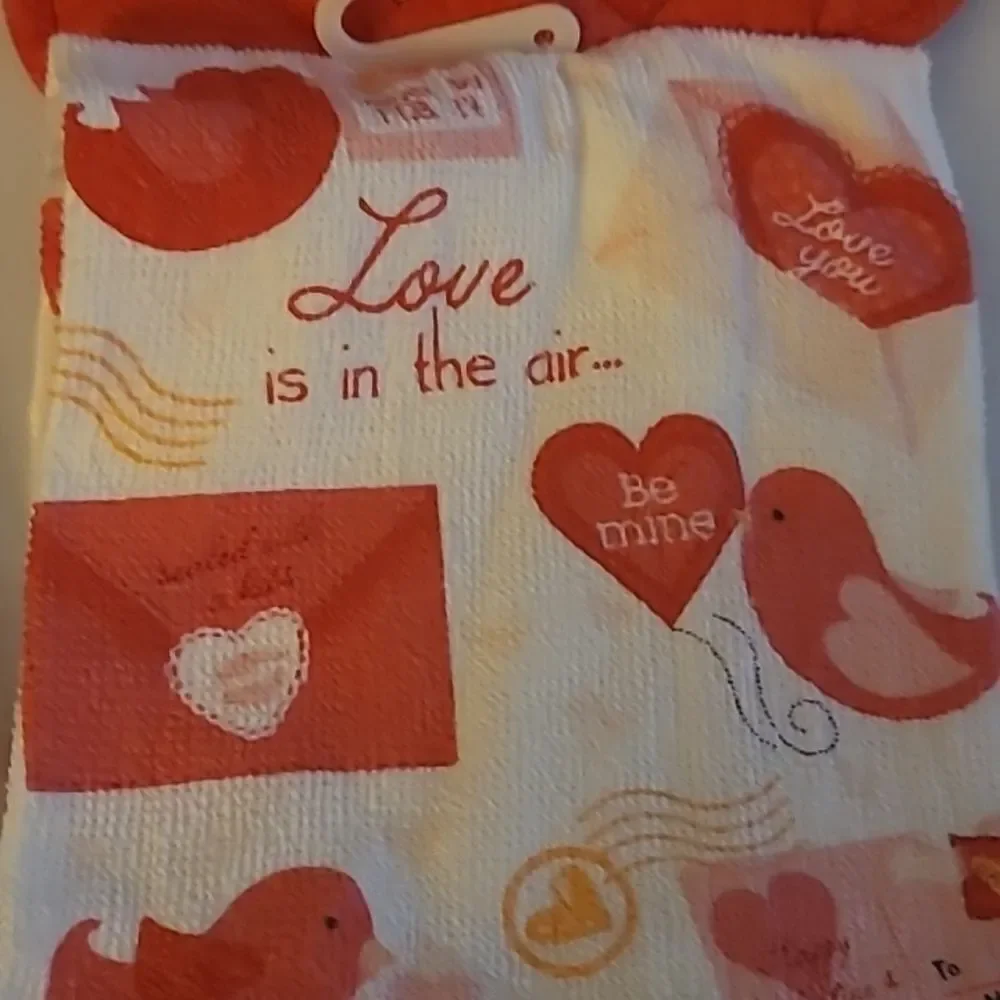 Valentine  Themed Kitchen Towel/Potholder Set